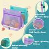 MUYIZI Beach Mesh Shovel with Mesh Shell Bags Kids Filter Sand Scooper for Picking Up Shells Shark Tooth Sifter Dipper Beach Toys Accessories view 2