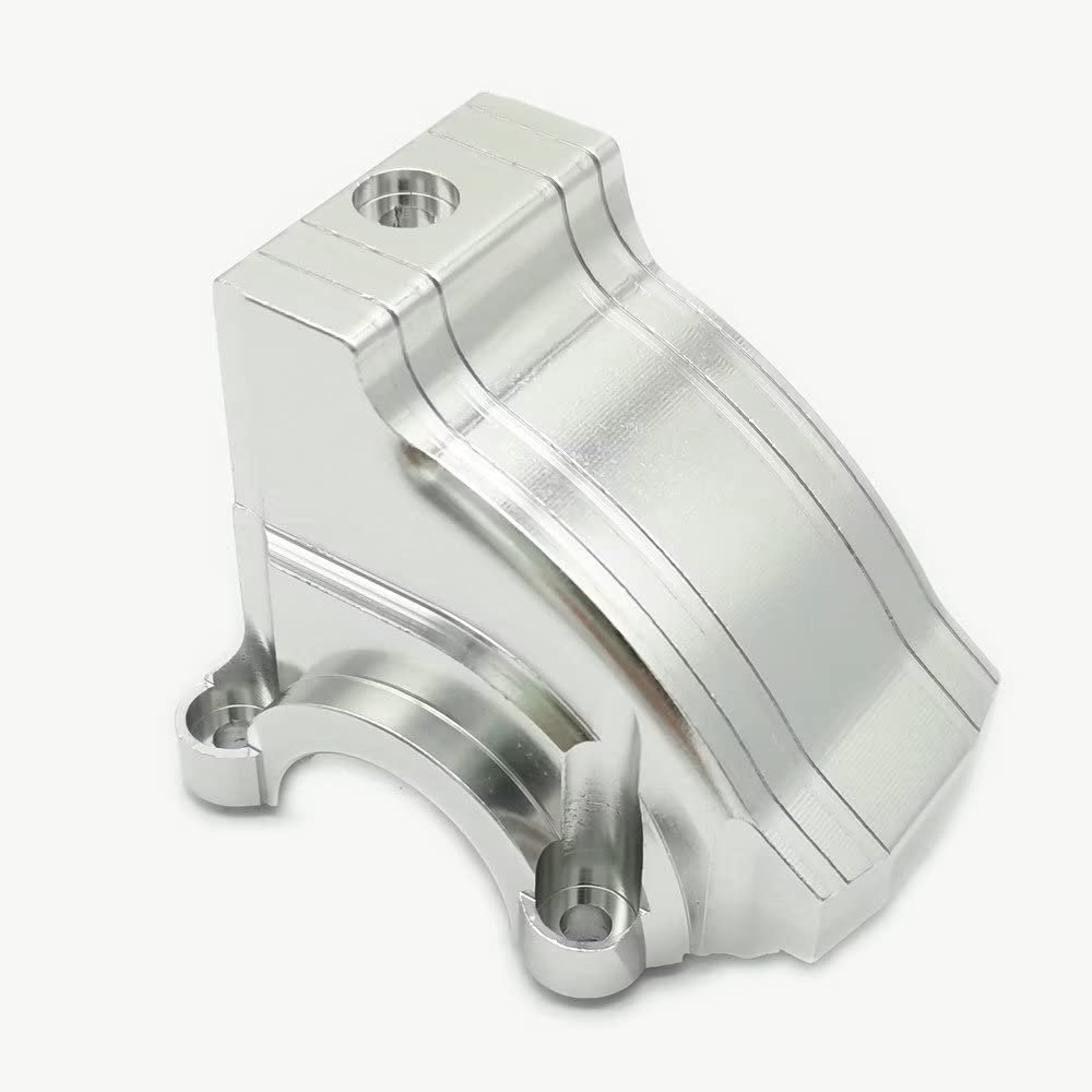 Aluminum Front or Rear Differential Housing Diff Case - 1PC Silver Replace 7780 for Traxxas 1/5 XMAXX X-Maxx 1/6 XRT