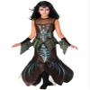 Bristol Novelty 3015563-4000 Children's Zombie Mermaid Costume, Black and Multicoloured, 3-4 Years view 1