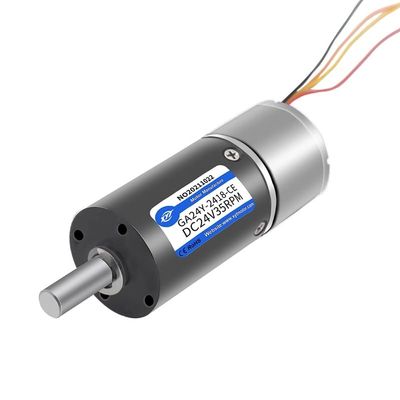 Brushless planetary gear reduction motor 12v24v DC motor 2418 speed regulation miniature large torque motor - (Speed(RPM): 12v9RPM, Voltage(V): D6 shaft)
