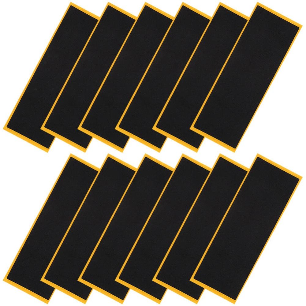 Toddmomy 12pcs Grip Tape Foam Anti-Slip Stickers for Finger Skateboards Easy to Apply Non-Scratch Material for Enhancing Fun and Performance
