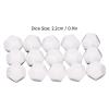 30PCS D12 White Blank Dice,2.2CM Cubes Polyhedral Dice Kit for Entertainment Education view 3
