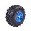 130mm smart car tires rubber wheels robot car accessories chassis wheels climbing tires - (Speed(RPM): Inner hole 8mm, Voltage(V): Tires and Couplings) view 1