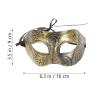 PRETYZOOM Vintage Antique Masquerade Mask Retro Jazz Style Half Face Costume Accessory for Halloween Carnival Parties and Cosplay view 2