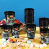 Patelai 24 Pieces 16 oz Video Game Theme Cups Gaming Party Favors Set Go Level up Plastic Cups Gamer Frosted Cup for Popular Video Party Supplies Adult Gamer Birthday Decorations(Blue) view 3