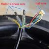 DC48V 450W Electric Car Bicycle Aluminum Alloy Rear Metal Wheel Brushless Motor Driver / Rubber RC Racing Tires Car Wheel Rim - (Speed(RPM): Rubber Tire) view 4