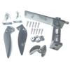 ZDingTech Upgrade All Metal Kit,Propeller,Rudder,Water Knife,Metal Fixed Parts for UDI Arrow RC Boat Parts,Upgrades Kit for UDIRC Arrow 5 005 UDI005 UDI022 RC Boat Upgrades.(Silver) view 3