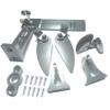 ZDingTech Upgrade All Metal Kit,Propeller,Rudder,Water Knife,Metal Fixed Parts for UDI Arrow RC Boat Parts,Upgrades Kit for UDIRC Arrow 5 005 UDI005 UDI022 RC Boat Upgrades.(Silver) view 4