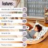 Kidodido Climbing Arch Pillow Only | Cushion for Toddler Climbing Arch | Montessori Rocker Cushion | Toddler Floor Pillow for Kids (Star) view 2
