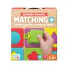 Chuckle & Roar Matching+ Wooden Sensory Shapes Memory Game for Kids Ages 36+  Premium Wood Logic Puzzle & Shape Matching Game with Multiple Play Modes view 1