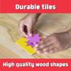 Chuckle & Roar Matching+ Wooden Sensory Shapes Memory Game for Kids Ages 36+  Premium Wood Logic Puzzle & Shape Matching Game with Multiple Play Modes view 3
