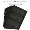 900 Pocket Trading Card Pages 50 Packs, 9 Pocket, 2.7x3.7 inch Ultra-Clear Double-Sided Binder Sleeves for 3/11 Ring Binders for Sports Game Cards Kpop Photocard view 4