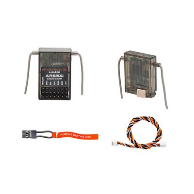 2.4Ghz AR6200 6CH RC Receiver+Satellite for Spektrum Spek Generic DX6i DSM2 Spare Part Accessory