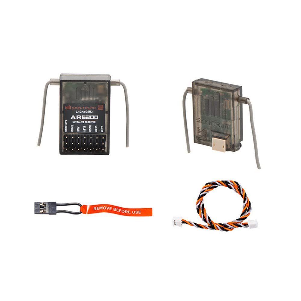 2.4Ghz AR6200 6CH RC Receiver+Satellite for Spektrum Spek Generic DX6i DSM2 Spare Part Accessory