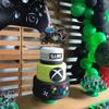 1 PCS Video Game Happy Birthday Cake Topper Glitter Video Game Cake Pick Game On Controllers GamePad Cake Decoration for Game Theme Baby Shower Kids Boys Girls Birthday Party Supplies Black view 4