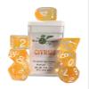 Polyhedral Dice - Citrus w/White, Arch'd4 (7) view 1