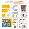 Toysical Construction Playset - Complete Parking Garage Toy Playset with Vehicles, Helicopter, Mini Figures, Road Setup, Floor Map - Construction Toys for Boys and Girls - Boys Toys Age 4-6 view 3