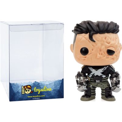 Funko Crossbones (B&N Exc): Pop! Vinyl Figurine Bundle with 1 Compatible 'ToysDiva' Graphic Protector (139-07797 - B)