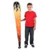 54" Jumbo Fire Flame Inflatable Baseball Bat (1 Pack) Inflate Toy Perfect Party Favor Playground Fun Sport view 4