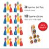 Fun Express Superhero Party Favor Bundle, 24 Superhero Lollipops, 100 Superhero Stickers, Enough for a Set of 24 Party Favors & Birthday Party Pack forTreat Bags view 3