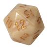Marble Latte Dice - Set of 15 w/Arch'd4 view 2