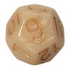 Marble Latte Dice - Set of 15 w/Arch'd4 view 3