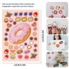 24 Sheets Make Your Own Donuts Stickers Make A Face Stickers for Kids Toddlers with Fantasy Donuts DIY Craft Sticker Kids Party Favor Supplies Crafts view 2