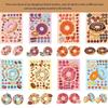 24 Sheets Make Your Own Donuts Stickers Make A Face Stickers for Kids Toddlers with Fantasy Donuts DIY Craft Sticker Kids Party Favor Supplies Crafts view 3