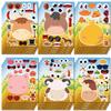 24 Sheets Make Your Own Farm Animals Stickers Make A Face Stickers for Kids Toddlers with Fantasy Farm Animals DIY Craft Kids Party Favor Supplies Crafts view 1