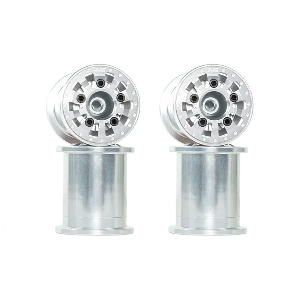 NexxSpeed CNC Aluminum Beadlock Rim Set - FMS FCX24 Max Smasher