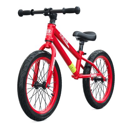 GASLIKE 16 Inch Balance Bike for Big Kids Ages 4-8 Years Old Boys and Girls, No Pedal Sports Training Bicycle, Adjustable Seat Pneumatic Tires Quick Assembly (Red)