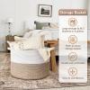 Goodpick Large Cotton Rope Basket, 83L Big Woven Storage, Blanket Organizers and Storage, Baby Nursery Laundry Basket, Extra Large Toy Bin for Storage, 21.7 x 13.8 inches view 4