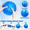 Hymaz 20Pcs Bouncy Balls for Kids Toddlers, 9 Inch Sensory Balls Spiky Massage Stress Ball Bulk with Air Pump, Indoor Outdoor Adult Sports Sensory Toys & Kids Fun Beach Party Favors view 3