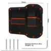 KingVal Replacement Aluminum Differential Cover Diff Cover RC Spare Parts Compatible with Traxxas TRX4M 1/18 RC Crawler Car (Black-Red) view 2