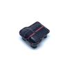 KingVal Replacement Aluminum Differential Cover Diff Cover RC Spare Parts Compatible with Traxxas TRX4M 1/18 RC Crawler Car (Black-Red) view 3