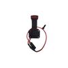 JOYSOG RC Rear Brake Lamp Tail Light with Spare Tire Holder Bracket for Traxxas 1/18 TRX4M Bronco Car, High Mount Stop Light with Spare Tire Mounting Bracket Carrier view 2