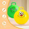 Hymaz 2 Pcs Hopper Ball, 18 Inch Bouncy Balls Bulk with Handle for Kids Ages 3-5, Jumping Hopping Inflatable Bouncing Ball Outdoor Toys for Boy Girl School Games Sports Exercise view 4