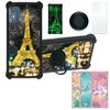 Case for Nokia C02 Case Compatible with Nokia C02 Phone Case Cover [with Tempered Glass Screen Protector][PC + TPU 2 in 1][Ring Support] [Gold Glitter+Luminous] JSH-TT view 1