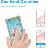 Case for Huawei Enjoy 50z Case Compatible with Huawei Enjoy 50z Phone Case Cover [with Tempered Glass Screen Protector][PC + TPU 2 in 1][Ring Support] [Gold Glitter+Luminous] JSF-YHD view 4