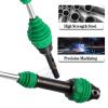 hopsupRC Drive Shaft CVD Upgrades Part for 1/10 Slash VXL 4X4,Stampede VXL 4X4,Rustler VXL 4X4,Hoss VXL 4X4 4WD,4PCS Steel #45 Front Rear Transmission Universal Driveshaft Axles Hops Up, Green view 3
