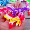 colorbopop Bulk Mini pop Bubble Keychain Fidget Present,Horse Party Favors,Classroom Students Boys Girls Birthday Small Gifts view 2