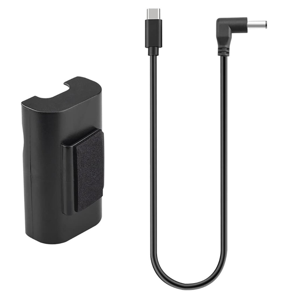 FEICHAO Goggle Power Supply Cable Portable Back Clip Compatible with DJI Goggles 2 (Cable+Back Clip)