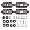 TRX4 Body Mounts 4Pcs Adjustable Magnetic Body Post Mount Car Shell Column 55-85mm for 1/10 RC Crawler Axial SCX10 TRX4 TRX6 SCX10 90046 D90 86100 MST CFX TRX4 Upgrades (RC Body mounts A) view 1