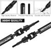 4Pcs Front & Rear CVD Drive Shafts Set Compatible with 1/10 Traxxas Slash/Rustler/Stampede/Hoss VXL 4X4 2WD Platinum Ultimate RC Truck Cars Heavy Duty Axles Replace #6851#6852 Update Parts view 3