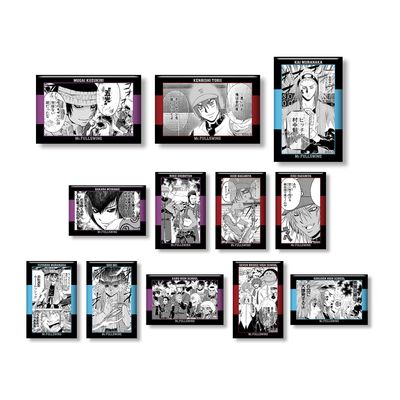 Mr.FULLSWING Trading Scene Square Can Badges Rival School Version, Box of 12