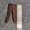 1/12 Scale Dark Brown Slim Tight Pants for Figure view 1
