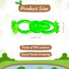 Hanaive 100 Pcs Flying Slingshot Frogs Toys Passover Day Toys Stretchy Slingshot Fun Shooting Flying Green Frogs Playthings Sticky Playthings for Party Favors Birthday Classroom Exchange Prizes Game view 2