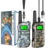 Inspireyes Walkie Talkies for Kids Rechargeable,Toys for Boys and Girls Ages 3-12, 2 Pack Long Range 2-Way Radios, Birthday Gifts,Christmas Stockings, Outdoor Play, Family Games, Hiking Camping Gear view 1