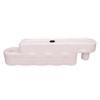GRRICEPL 1pcs Commercial Playground Pedal Car Racing Lane, Indoor Amusement Park Bumper Car Track, Heavy Drift Field Safety Fencecan Be Filled with Water/Sand (Color : White, Size : 100x18x12cm) view 2