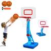 Toddler Basketball Hoop Height Adjustable Kids Basketball Hoop for Indoor Outdoor Play Portable Basketball Goal Poolside for Swimming Pool Basketball Toy for Kids Boys Girls view 1